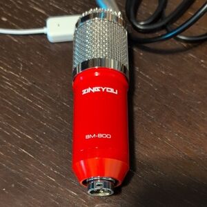 BM-800 Red Condenser Microphone